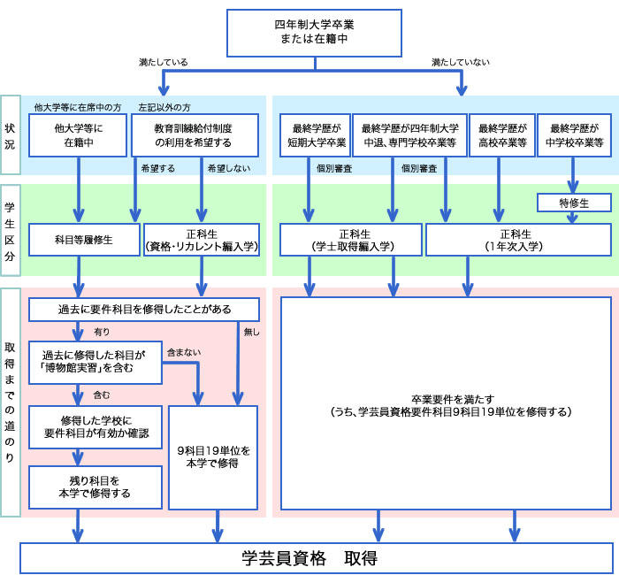 学芸員資格の取り方